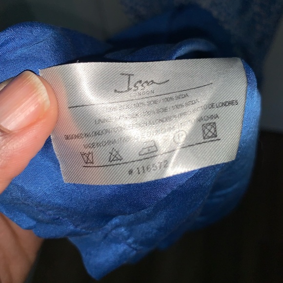 Issa London Serenity Seashell Silk Kaftan Dress US 6 - Picture 7 of 7